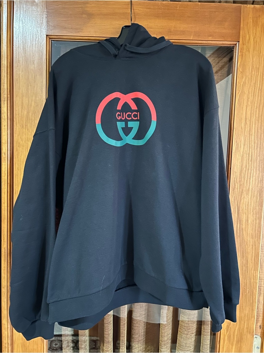Men's Gucci cotton interlocking G logo sweatshirt size large made in Italy.